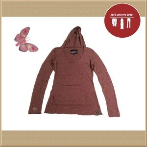 Women's Liquid Force Maroon Light Weight Hoodie